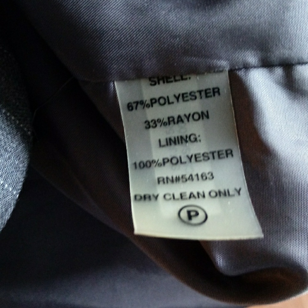 Calvin Klein Gray Blazers Size 12 - Picture 7 of 8